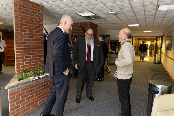 A moment of laughter with Mike and Jim.
