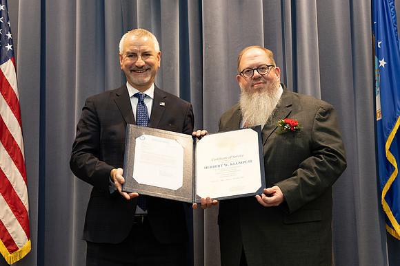 Certificate of Retirement Presentation