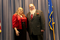 Sue and I on the stage.