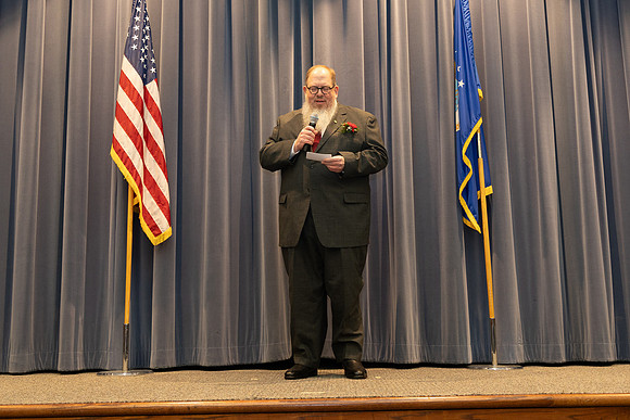Retirement speech.
